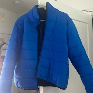 blue on outside and black on inside wild fable jacket size L